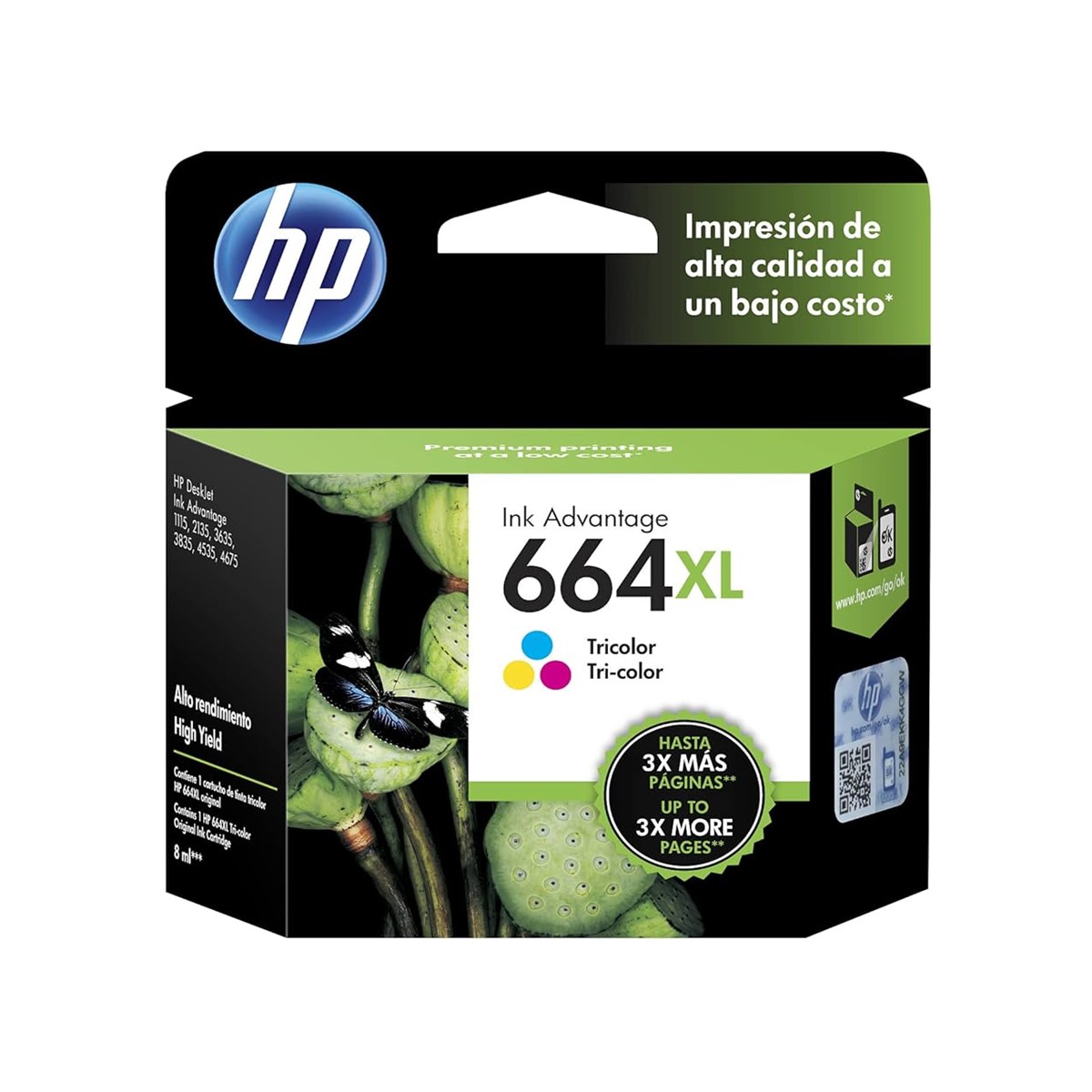 HP 664 XL Tri-Color Ink Cartridge - HoneyBlue Systems