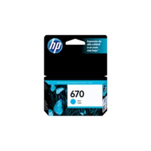 HP 670 Cyan Ink