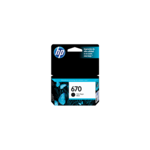 HP 670 Black Ink